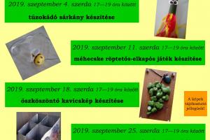 Faluház szeptemberi program