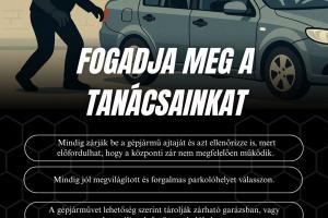 Előzze meg gépkocsija feltörését!