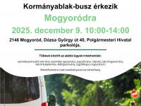 Kormányablak busz Mogyoródon!